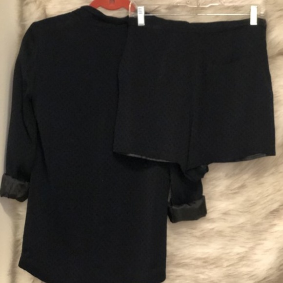 Navy Shorts Fashion Blazer Set - Picture 3 of 6